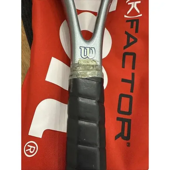 Wilson Profile 3.6 si Dual Taper Beam 4 5/8 Grip Tennis Racquet With Carry Case - Picture 5 of 15